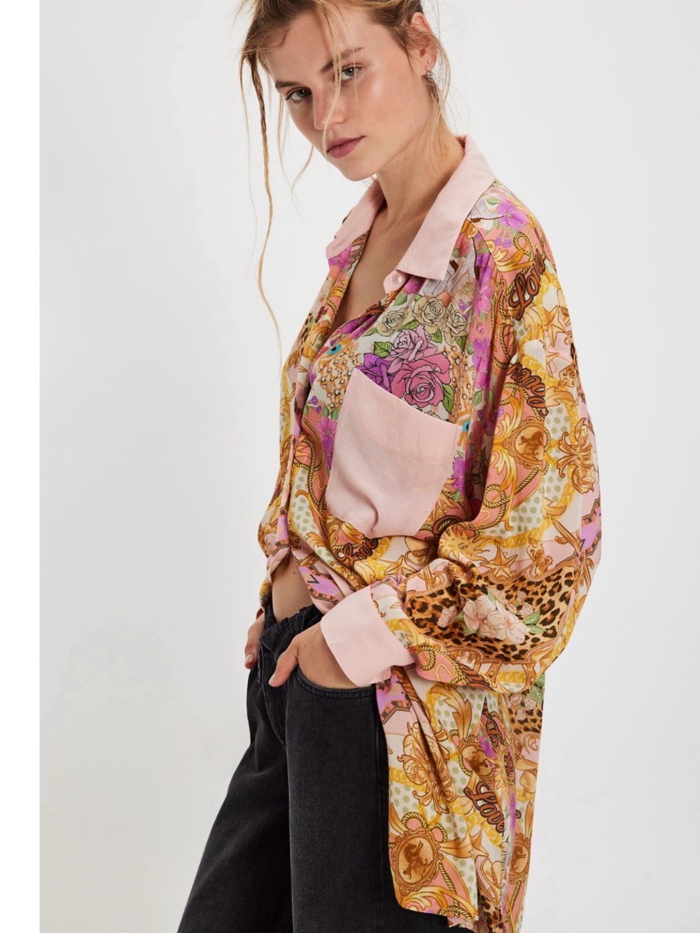 Spell Lovers and Dreamers button down shirt